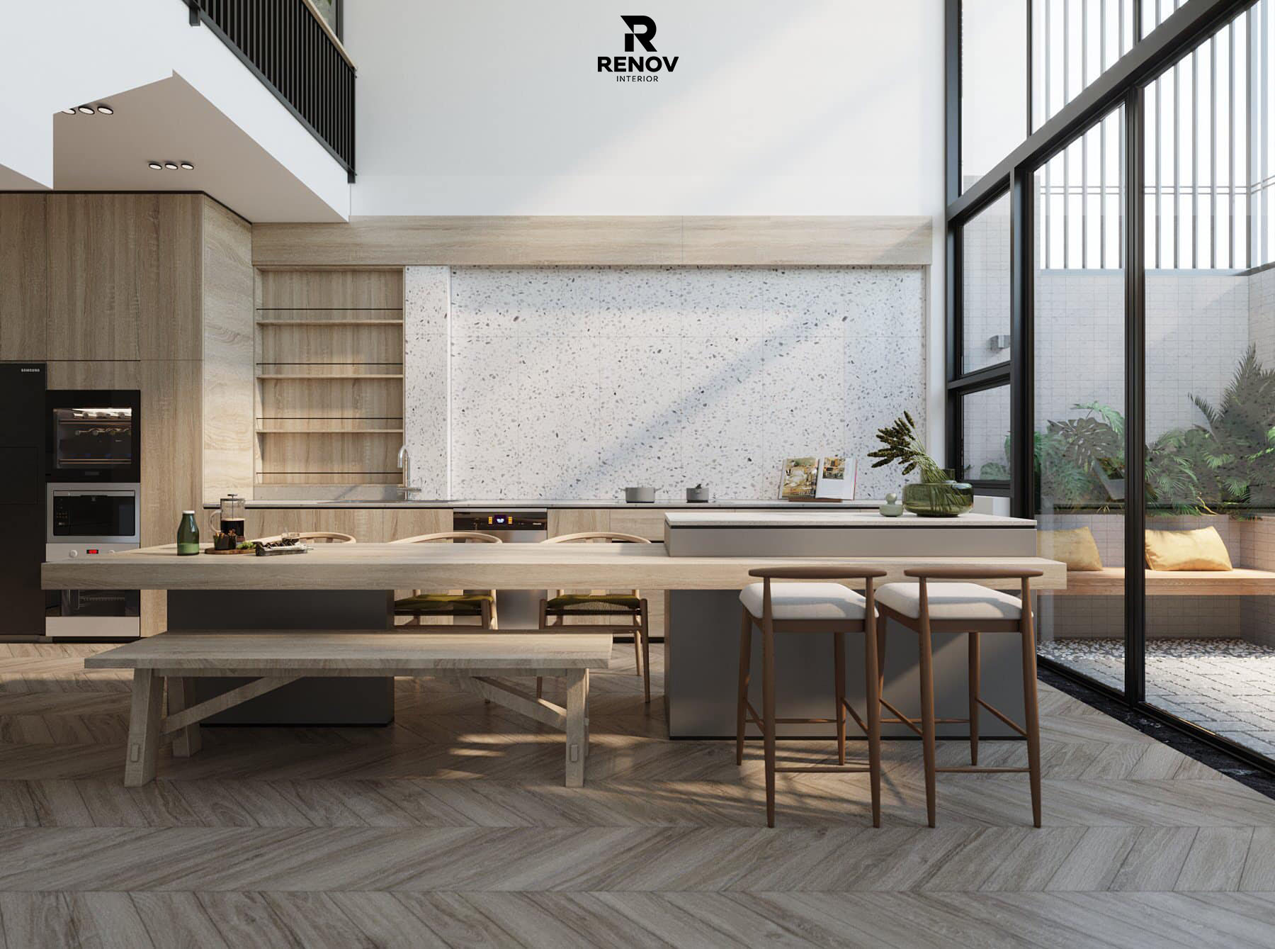 KHÔNG GIAN BẾP CHO GIA CHỦ THÍCH SỰ ẤM CÚNG