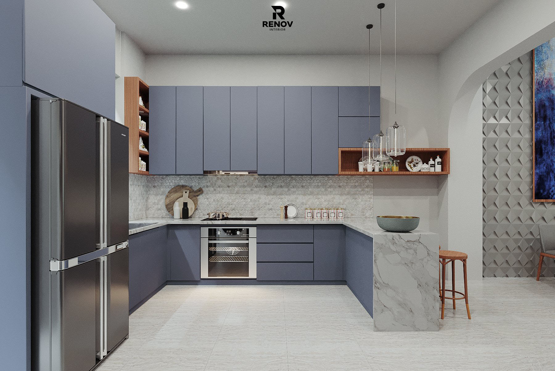 KHÔNG GIAN BẾP CHO GIA CHỦ THÍCH SỰ ẤM CÚNG